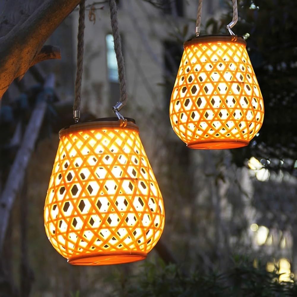 per lampada per solare Portatile per stile Vintage per Giardino