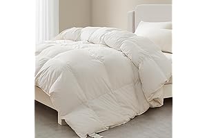 Maple & Stone Heavyweight Down Comforter: Cloud-like Comfort for Royal Slumber