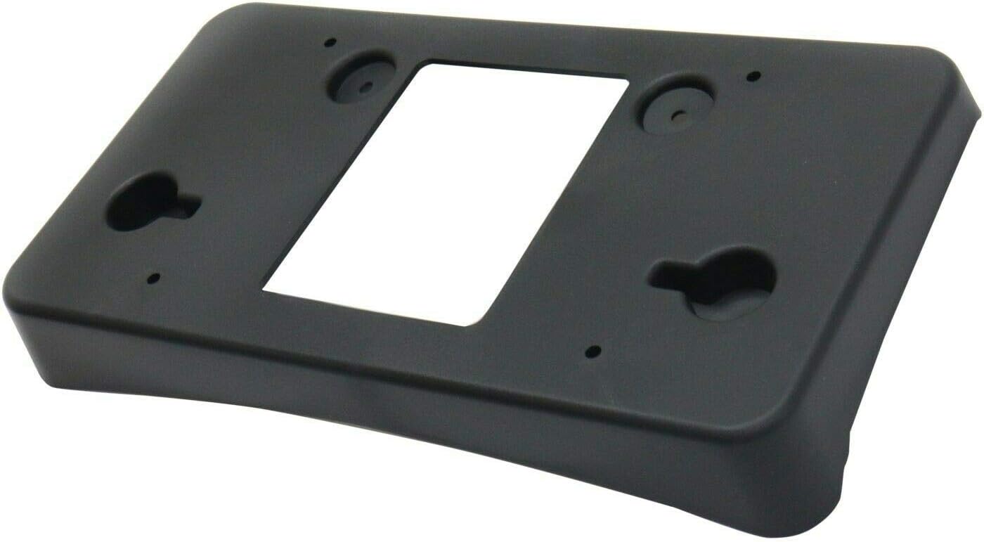 DAT AUTO PARTS Front Bumper License Plate Bracket Frame Cover Tag Holder Replacement for 2016-2018 Cadillac CT6 Black Textured Made of Plastic GM1068189 22990448