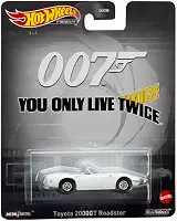 Carrinho Hot Wheels Premium 007 Toyota 2000 GT Roadster DMC55