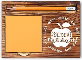 School Psychologist Gifts, Appreciation Gifts for School Psychologist, Thank You Gift for School Psychologists, Mental Health Support Gift, School Psychologist Self-Stick Note Pad Holder-LBB38