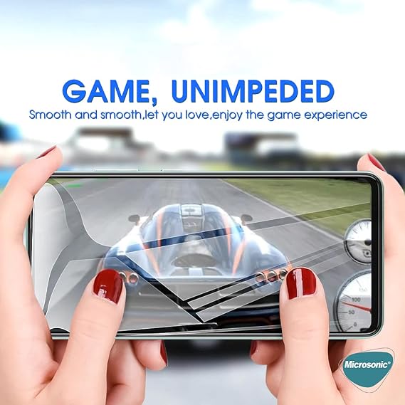 Microsonic Samsung Galaxy S24 FE Full Covering Tempered Glass Screen Protector Black [Galaxy S24 FE Compatible Screen Protector - Black]