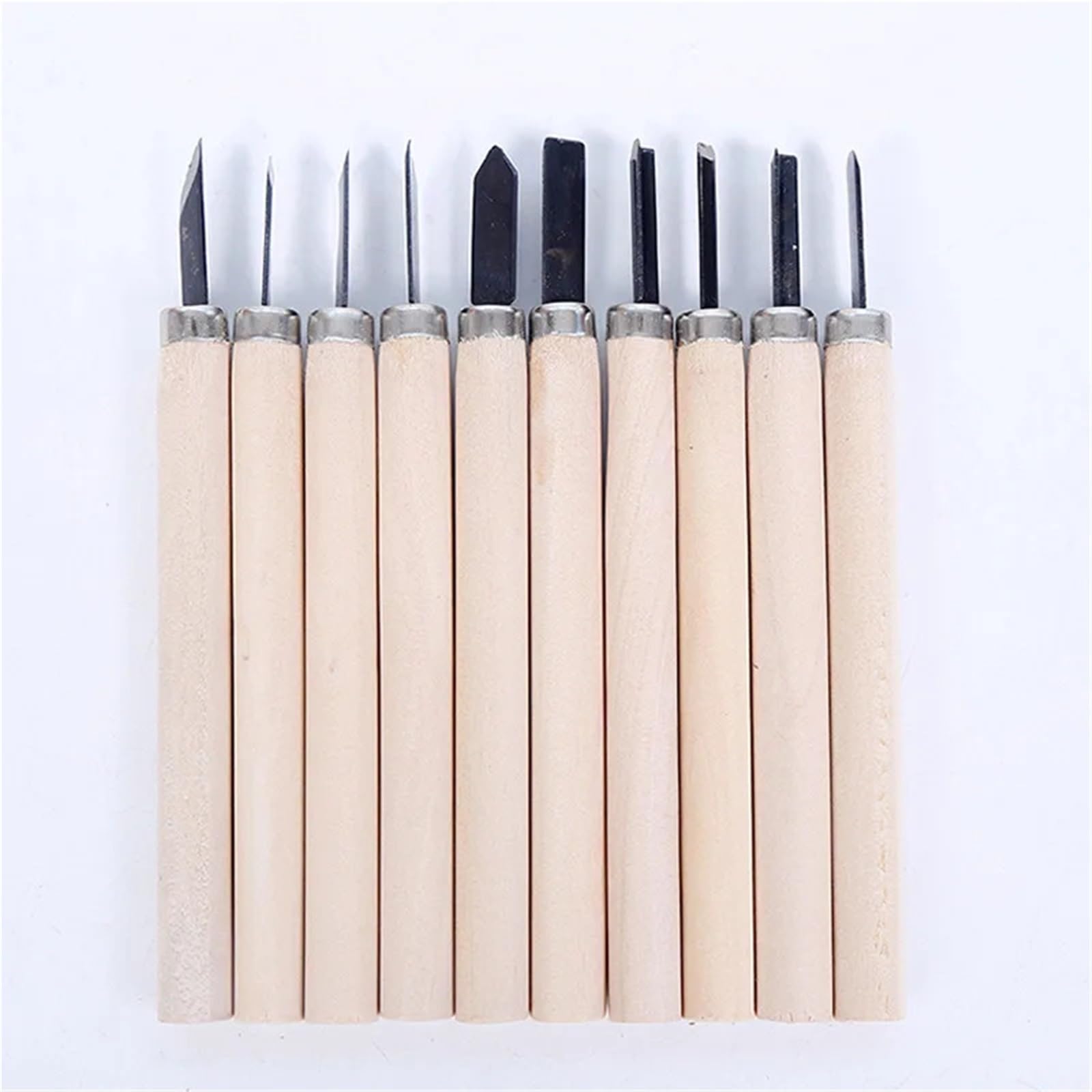 Juego de Herramientas de Mano con Cuchillo cincel for tallar Madera Profesional, 12 Uds., for Tallado básico y detallado, gubias for carpinteros Herramienta de Talla de Madera