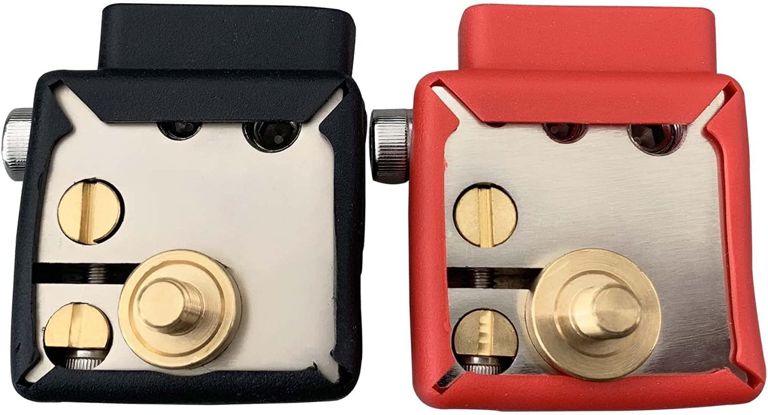 1 par de terminales positivos y negativos de batería definitiva 0/4/8/calibre AWG con adaptador de perno superior
