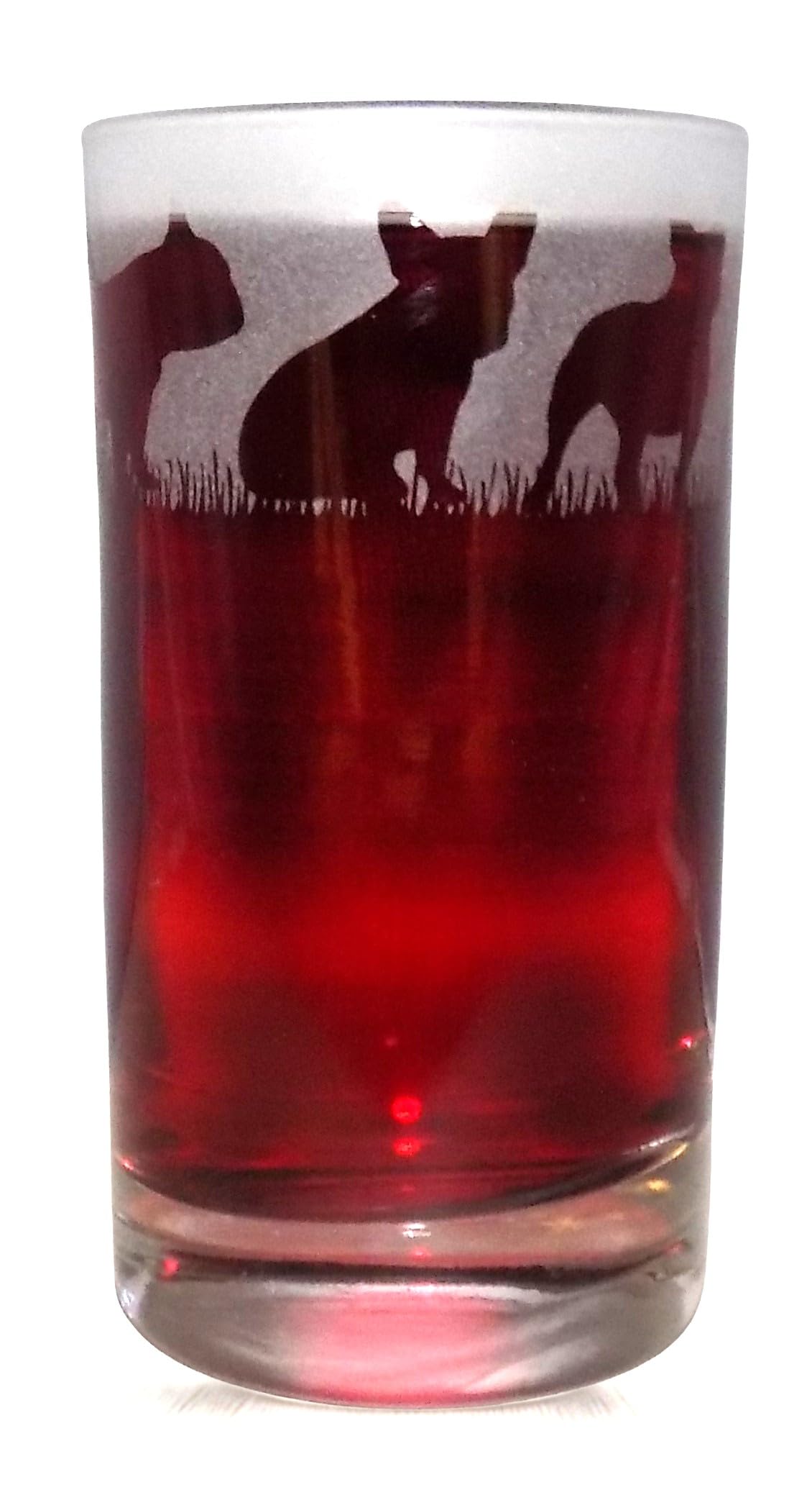 French Bulldog Hand Etched Highball Tumbler โ image 1