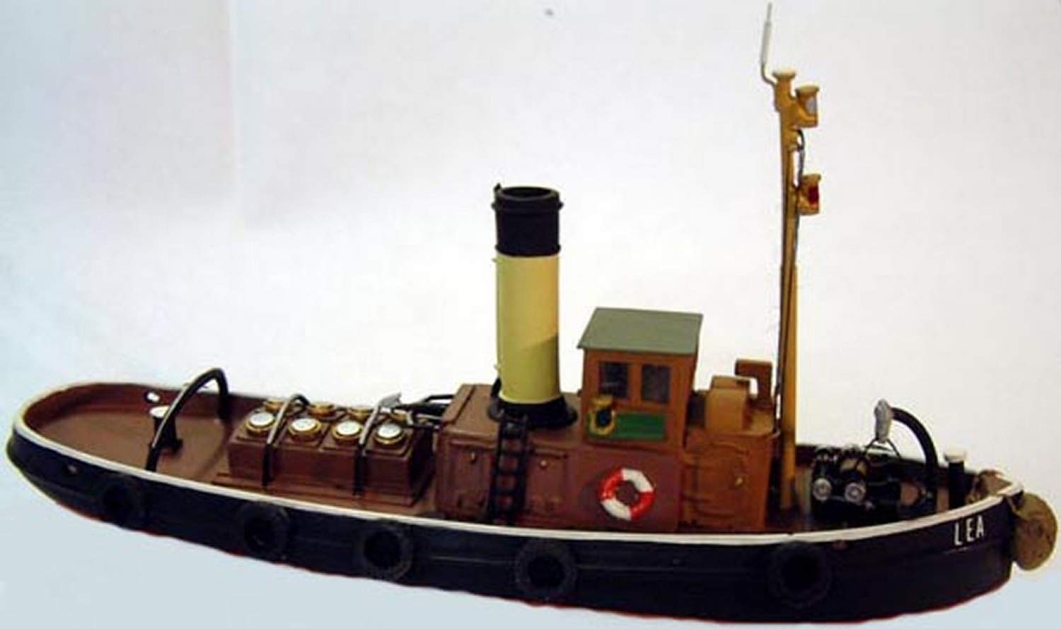 Langley Models Langley 70ft Steam Coaster Puffer Ship Full Hull (Not Actual Working Steam Model) N Scale UNPAINTED Kit NMB11