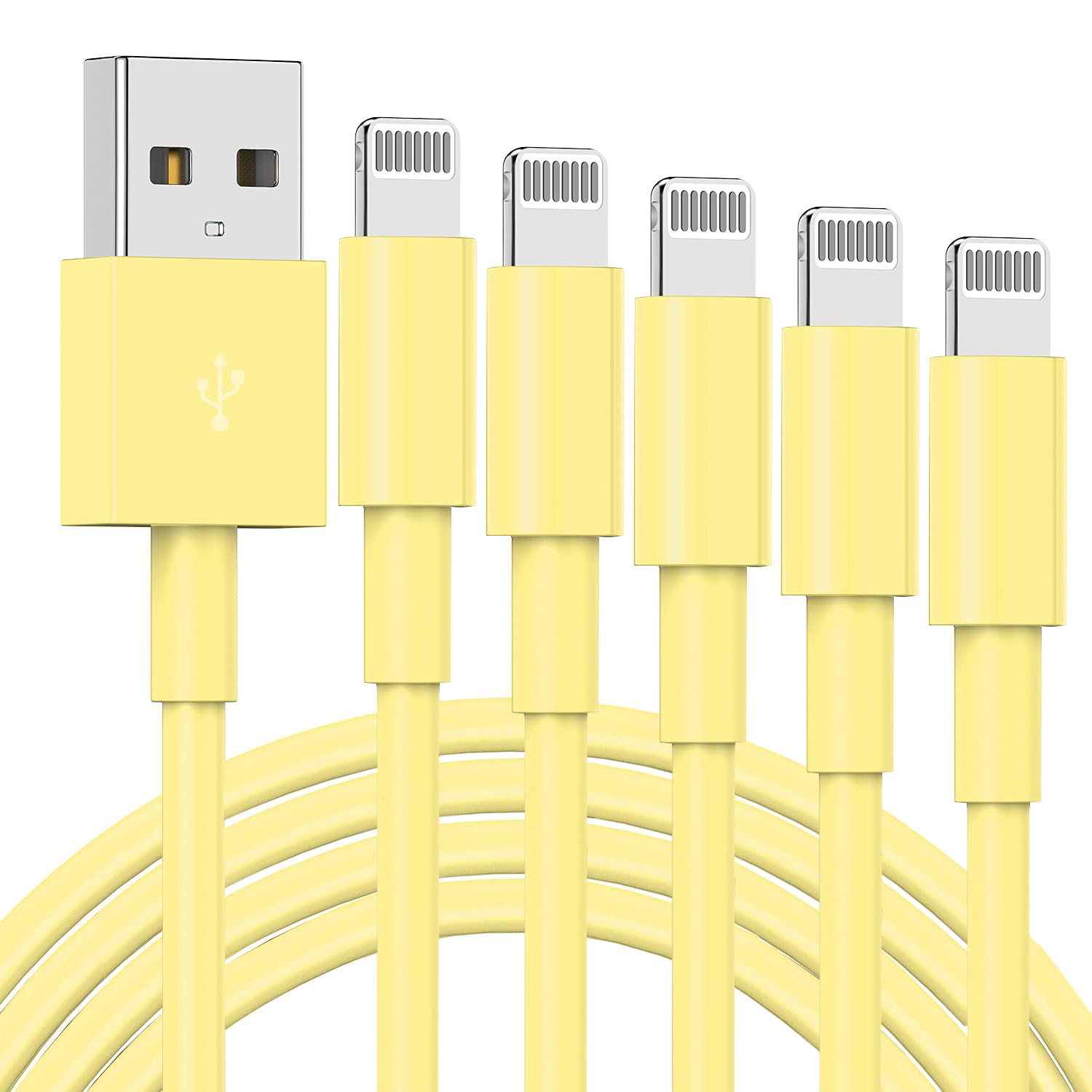 3 Pack Apple MFi Certified iPhone Charger Cable 6ft, Apple Lightning to USB Cable Cord 6 Foot, 2.4A Fast Charging,Apple Phone Long Chargers for iPhone 14/13/12/11/11 Pro/11 Max/X/XS/XR/XS Max/8/7/6 — Amazon image 25