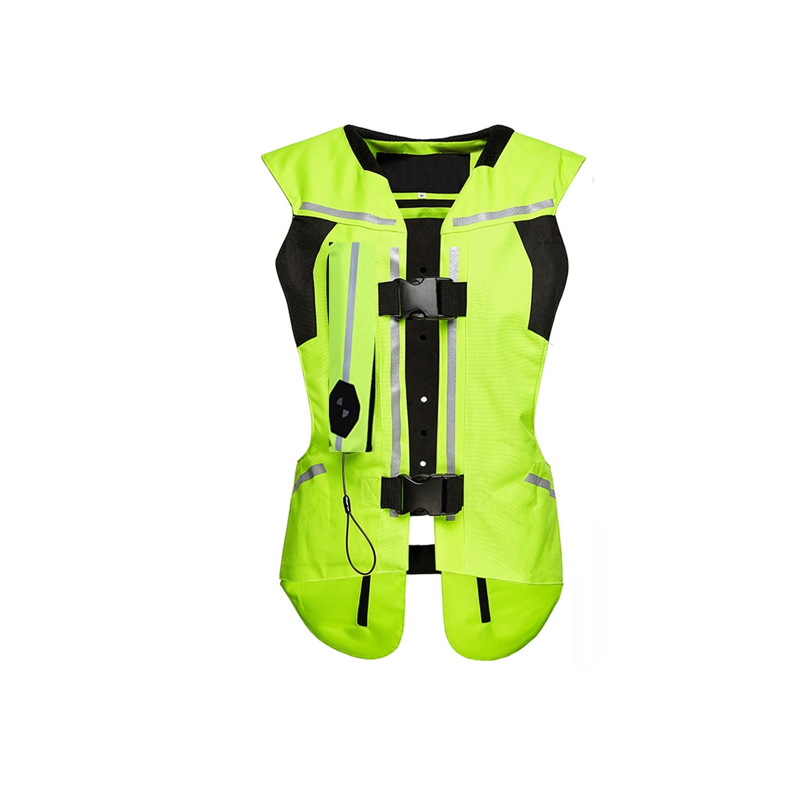 Chaleco Airbag Ligero Unisex De Alta Visibilidad Chaqueta Protectora De Motocross for Paseos A Caballo, Espectáculos Ecuestres, Recorridos En Moto, Bicicletas.