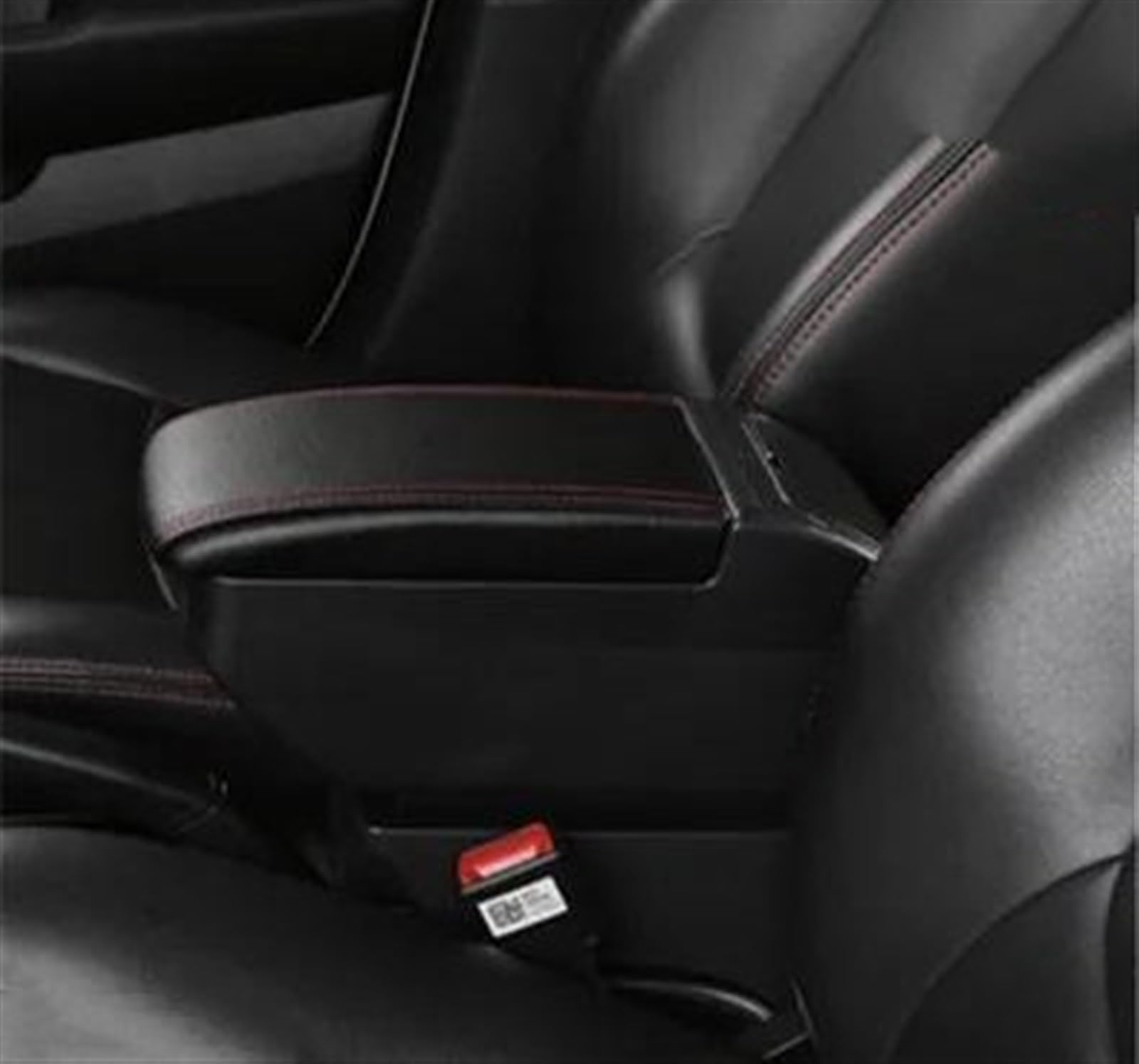 NOHEEU Car Armrest Box Storage Accessories Interior Retrofit Parts For Almera For Versa For Latio(H Black Red 4 USB)