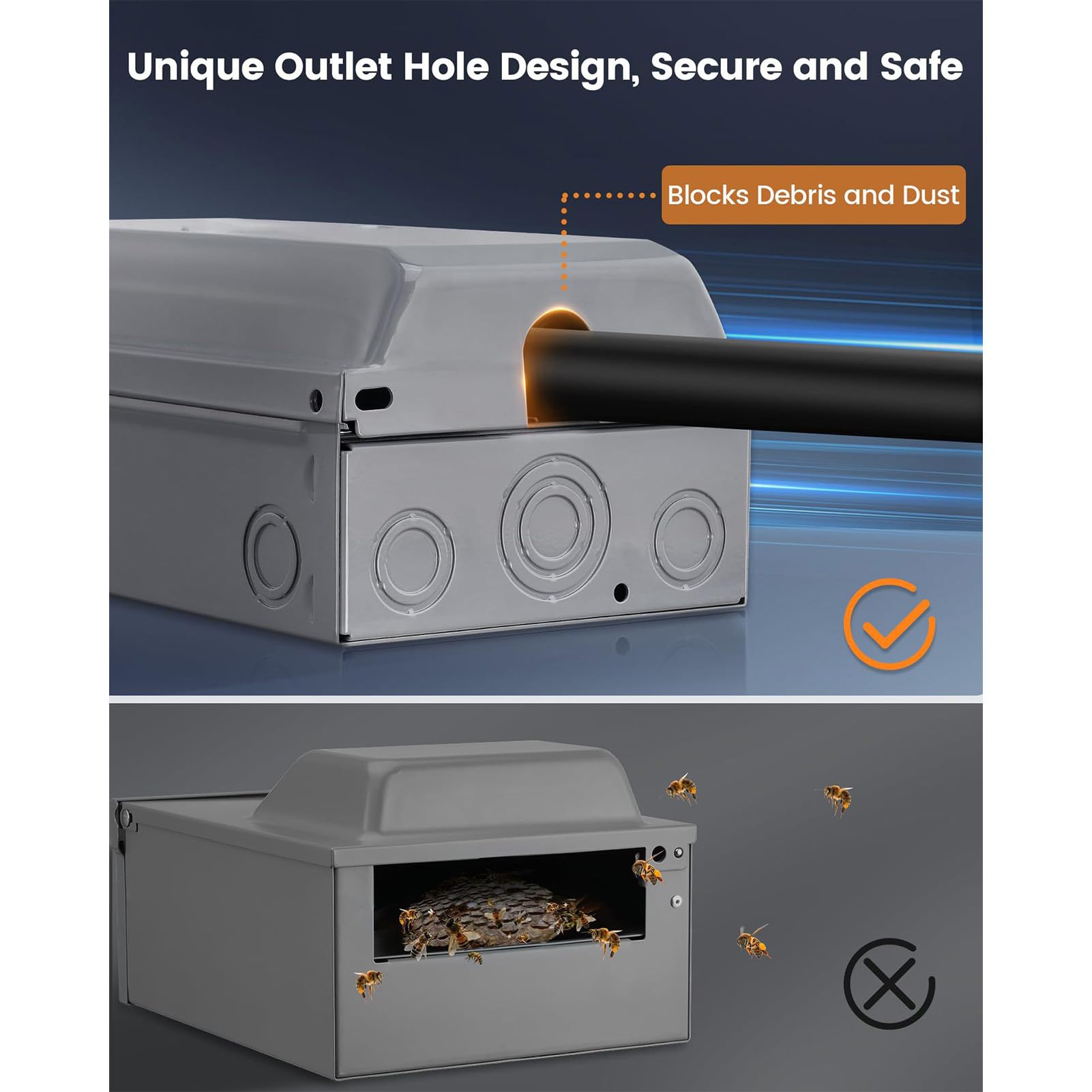 Scatola Di Ingresso Del Generatore Da 30 Amp,Potenza Nema L14-30p 125 - Foto 9