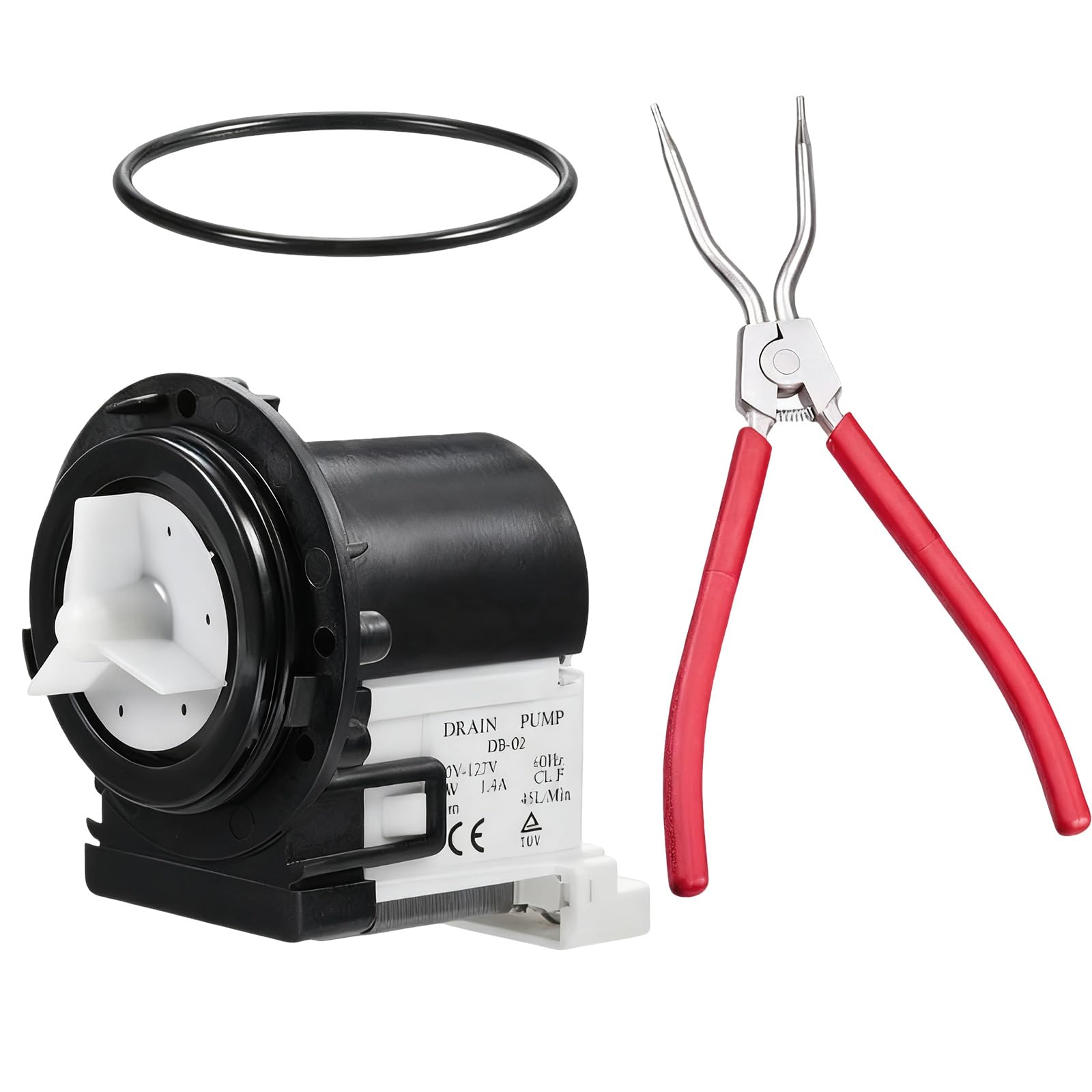 Jazuaiao 4681EA2001T Washer Drain Pumps Motor Assembly Part Replacement Components for Washing Machines Accessory Low Drain Pumps Motor