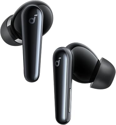 soundcore Liberty 5 by Anker, Noise-Cancelling Wireless Earbuds, 2x Stronger Voice Reduction, Real-Time Adaptive Noise Cancellation,Fast Charging,Dolby Audio, 6 Mic AI Calls