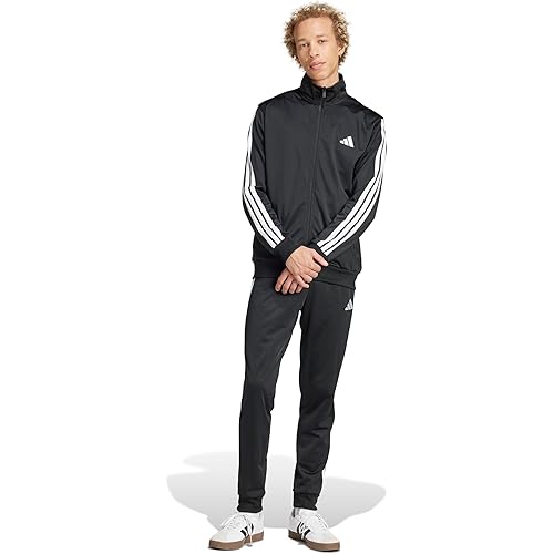 adidas Men's Basic 3-Stripes Tricot Track Suit