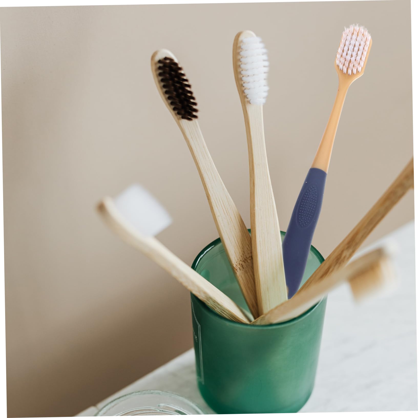 36pezzi Spazzolini Da Denti Manuali Setole Morbide Spazzolini Da Denti Compatti Per Adulti Portatili Per Uso Quotidiano Testina Larga Per Pulizia Profonda Per Viaggi e Uso Domestic