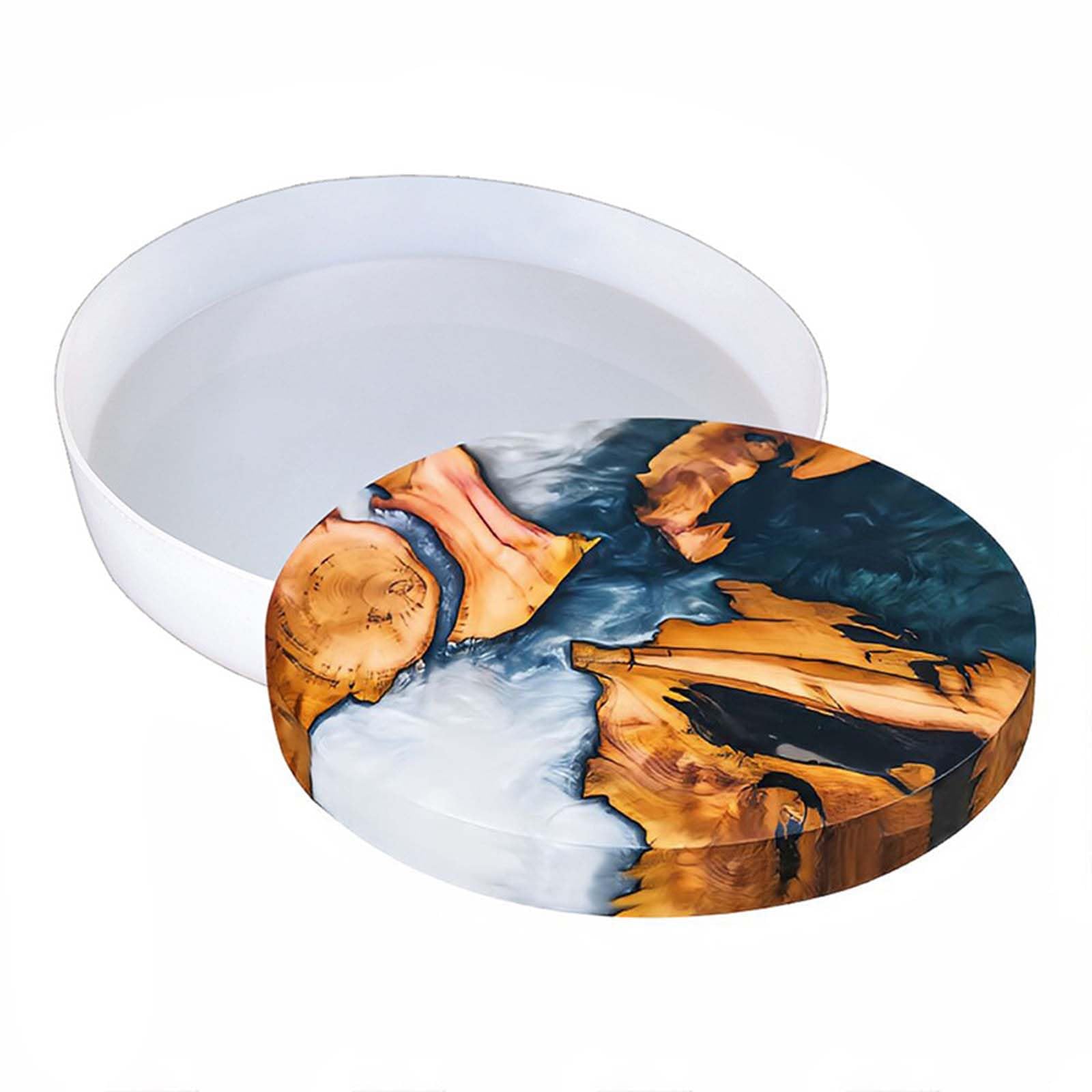 Creative Designs Grand Moule Rond En Silicone Pour Dessus De Table En