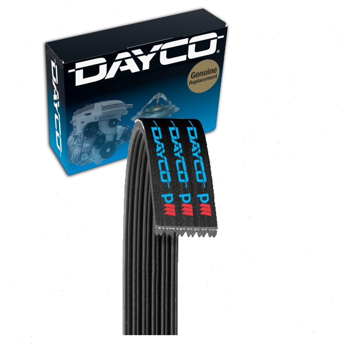 Dayco Serpentine Belt compatible with Honda Civic 2.0L L4