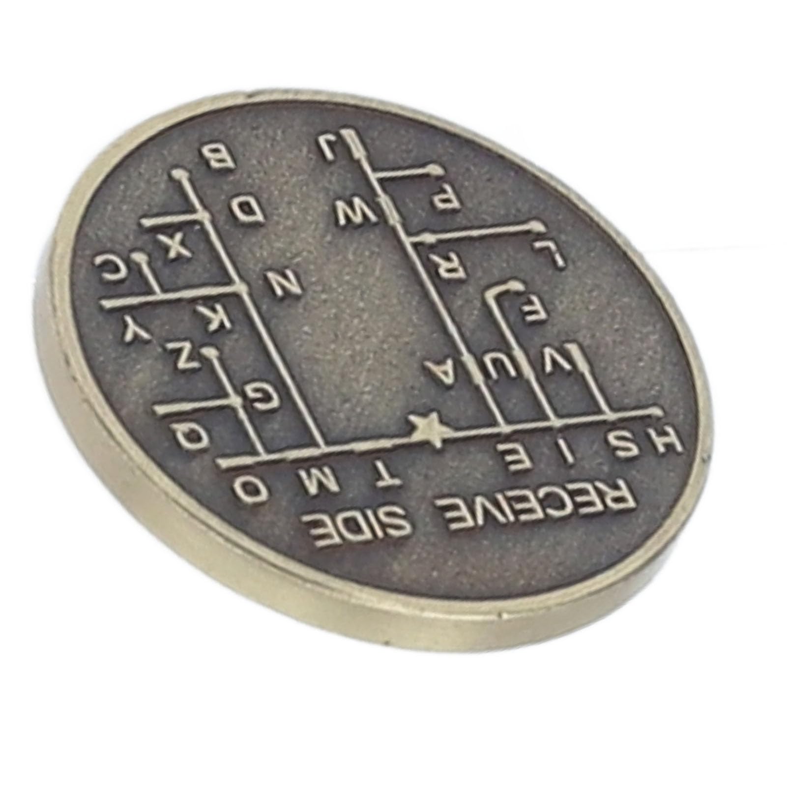 Generic CW Morse Code Monety Ocynkowane Miedziane Monety Pamiątkowe Brąz dla Amatorskich Szkoleniowej dla Początkujących dla Początkujących, Kod Kablowy Powiększanie Wiertarki