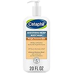 Cetaphil Body Wash, Smoothing Relief Exfoliating Body Wash, Mildly Exfoliates To Smooth Rough, Textured Skin, 24 Hour Dryness Relief, For Sensitive Skin, 20 oz