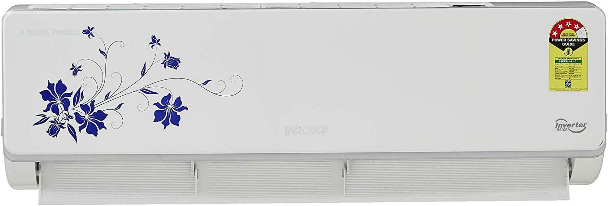 Voltas 1.5 Ton 4 Star Inverter Split AC (Copper 184 VSZS/184V SZS2 Floral White)