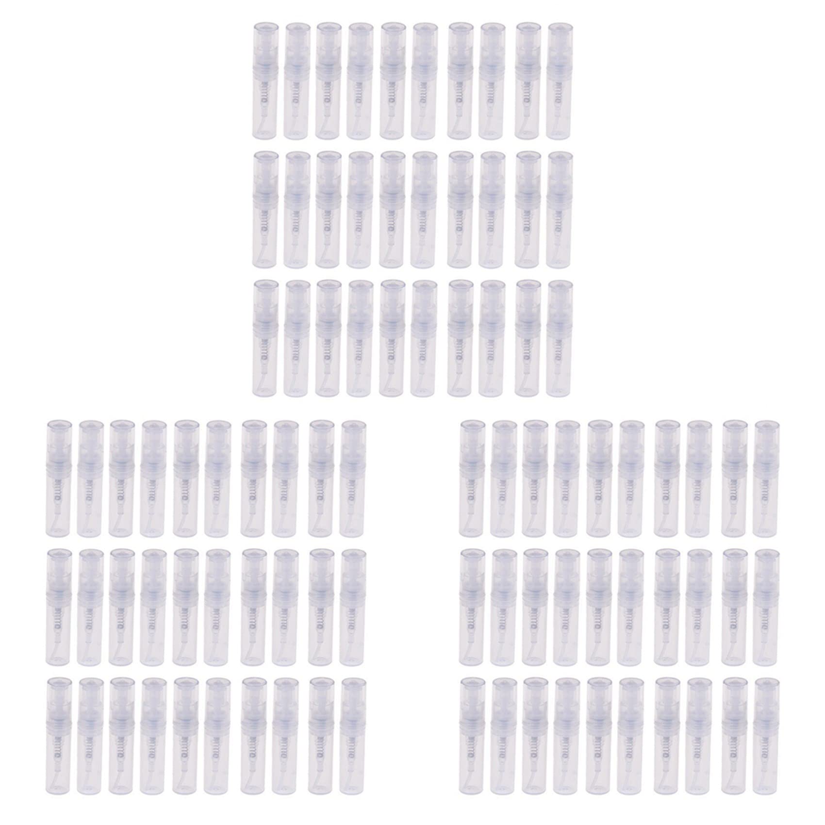 Jnchdghwa Mini Transparent 2 ML Plastic Bottle Perfume Empty Sample Bottle Suitable for Travel Party 180Pcs