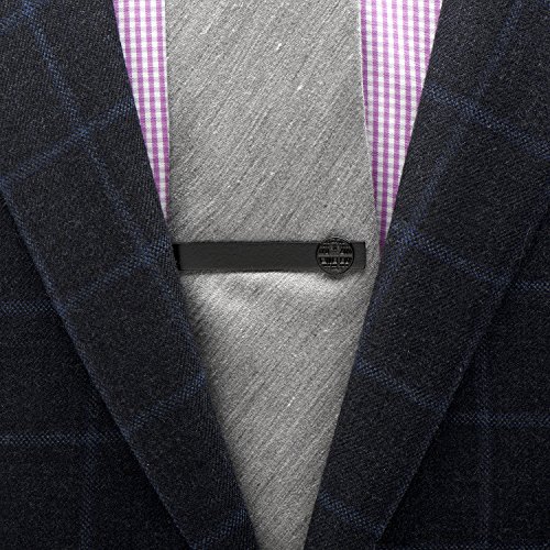 Star Wars Death Star Satin Black Tie Bar, Officially Licensed #TOP2