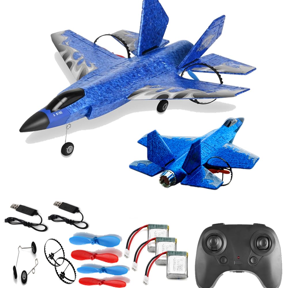 RC Plane, F-35 Jet Plane Remote Control Glider Airplanes,2 Channel 2.4GHZ Remote Control Plane Aircraft,RC Airplane Easy to Fly for Adults Beginners