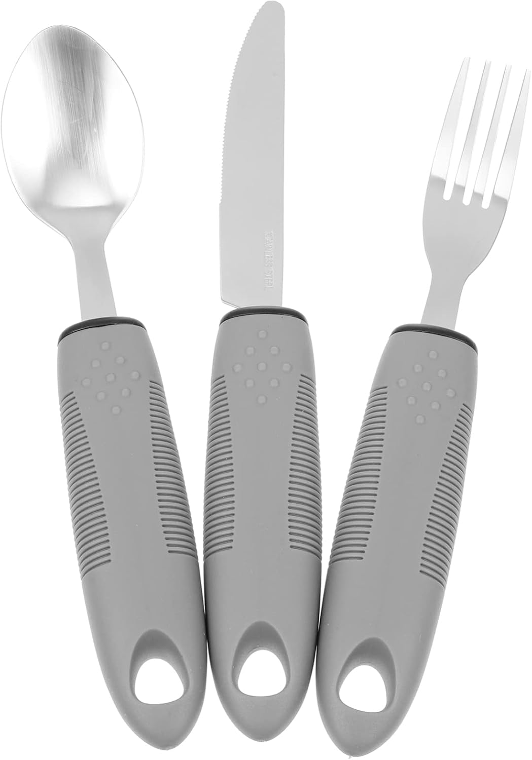 Angoily Adaptive Utensils Built up Fork Spoon Rocker Knife