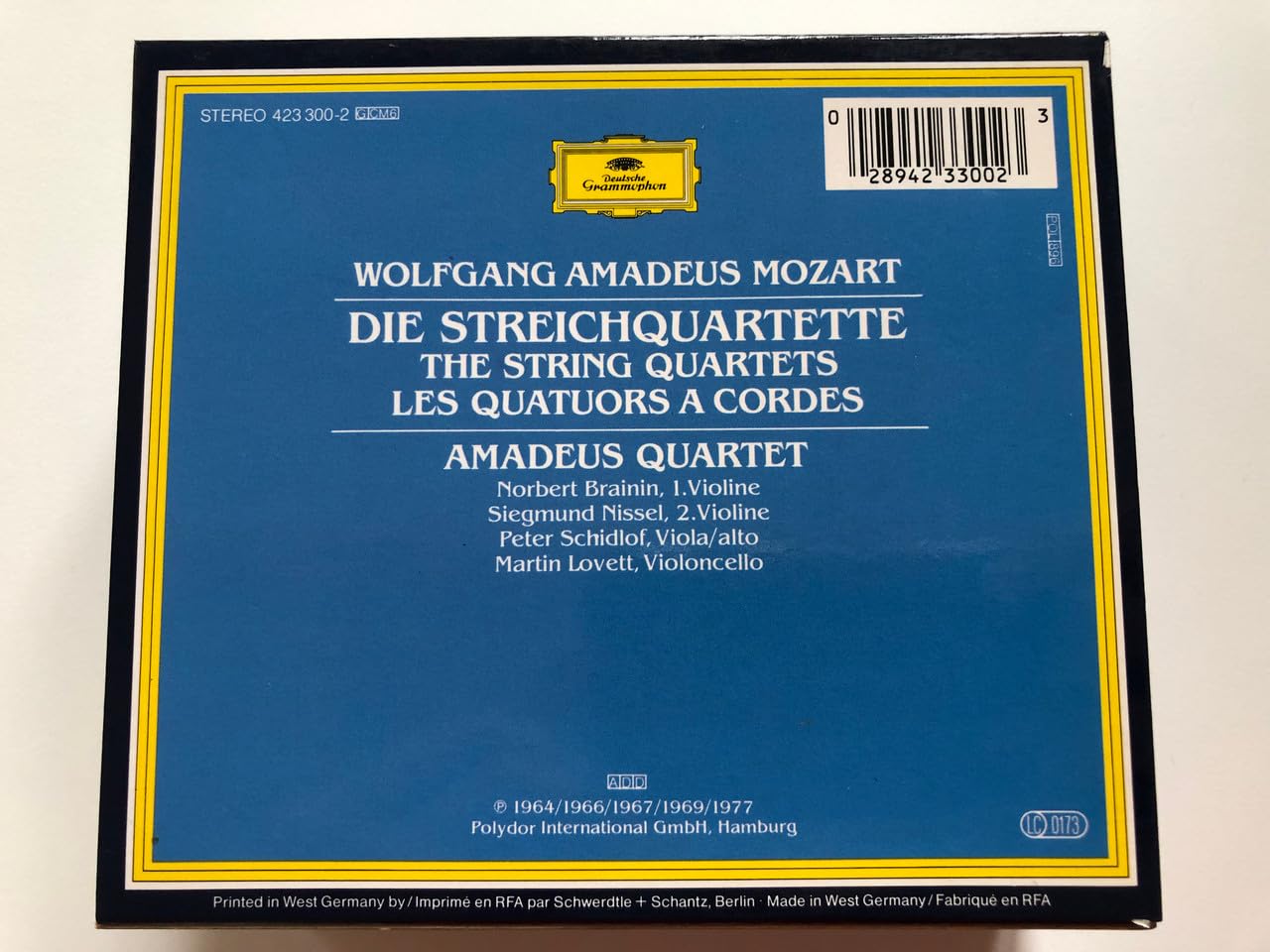 Streichquartette 1-23 (Gesamtaufnahme)