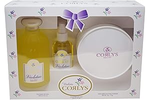 Corlys Violet Baby Cologne and Perfumed Dusting Powder: Gentle Indulgence for Your Little One's Skin