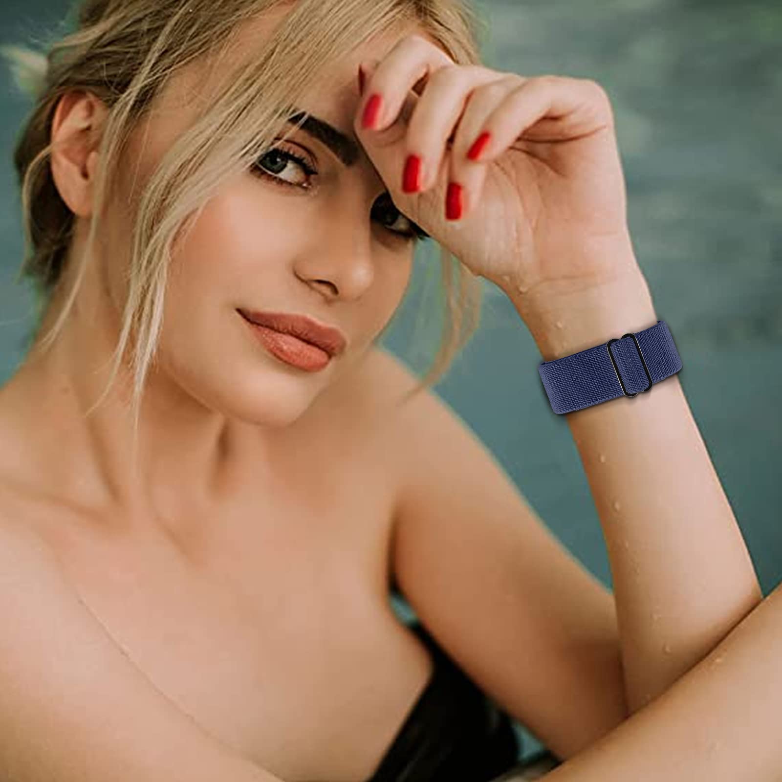 Cinturino Nylon Elastico Per Garmin Instinct - 22mm Ultra Leggero | Ricambio Per Instinct 2/Solar/Esports - Foto 5