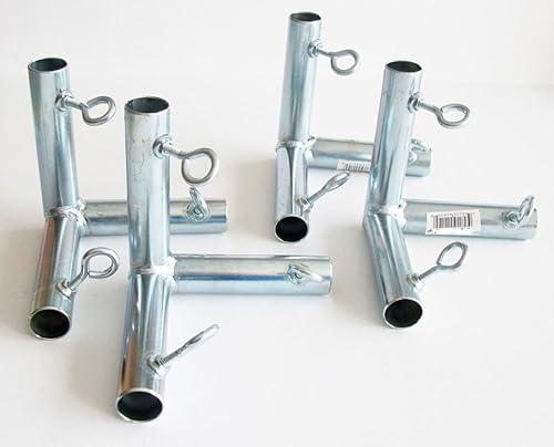 4 accesorios de toldo de esquina plana de 3 vías de 1 pulgada (F3B), se adapta a tuberías EMT de 1 pulgada que tiene un diámetro exterior de 1 3/16