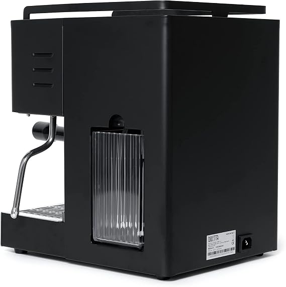 Diletta Mio Espresso Machine (Black) and Eureka Mignon Notte Grinder Bundle