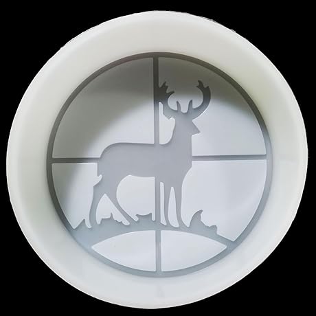 Deer Crosshairs Car Freshie Mold
