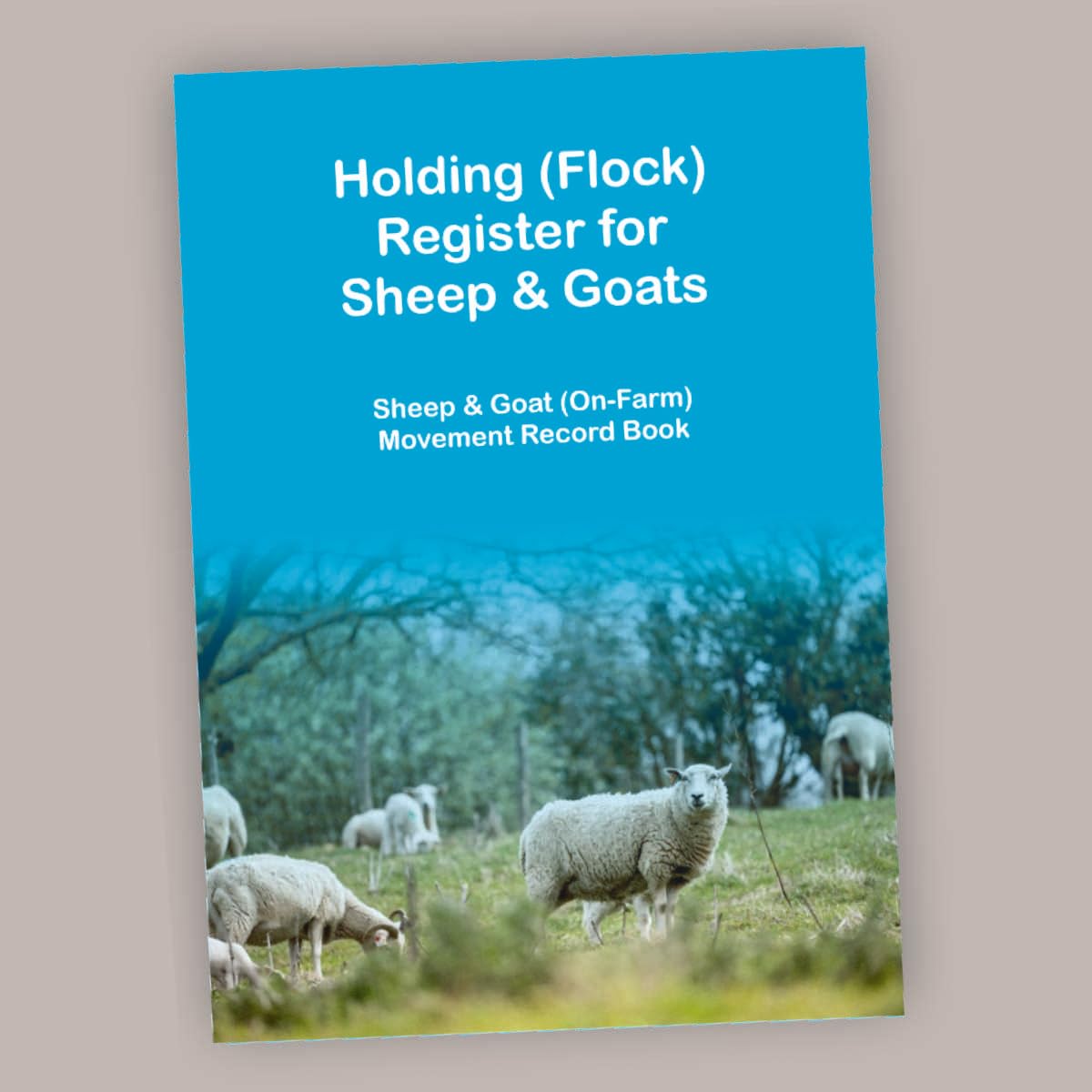 tdog-online Holding (Flock) Register for Sheep and Goats A4