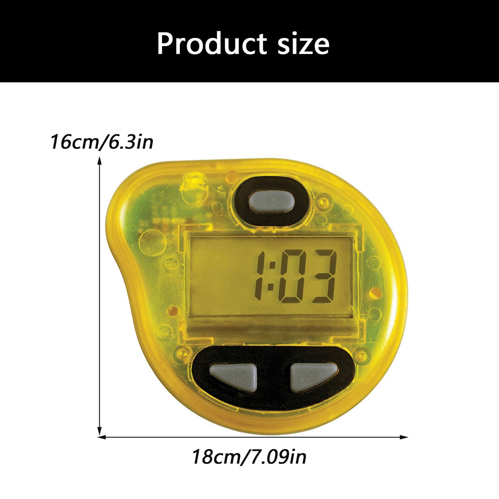 Metronomo sportivo impermeabile IPX8 con temporizzazione ad alta precisione per nuoto, corsa, ciclismo, allenamento ritmico e batteri lunghi