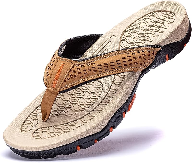 Men's Flip Flops Beach Sandals Indoor And Outdoor Thong Sandals Sport And Casual Wear