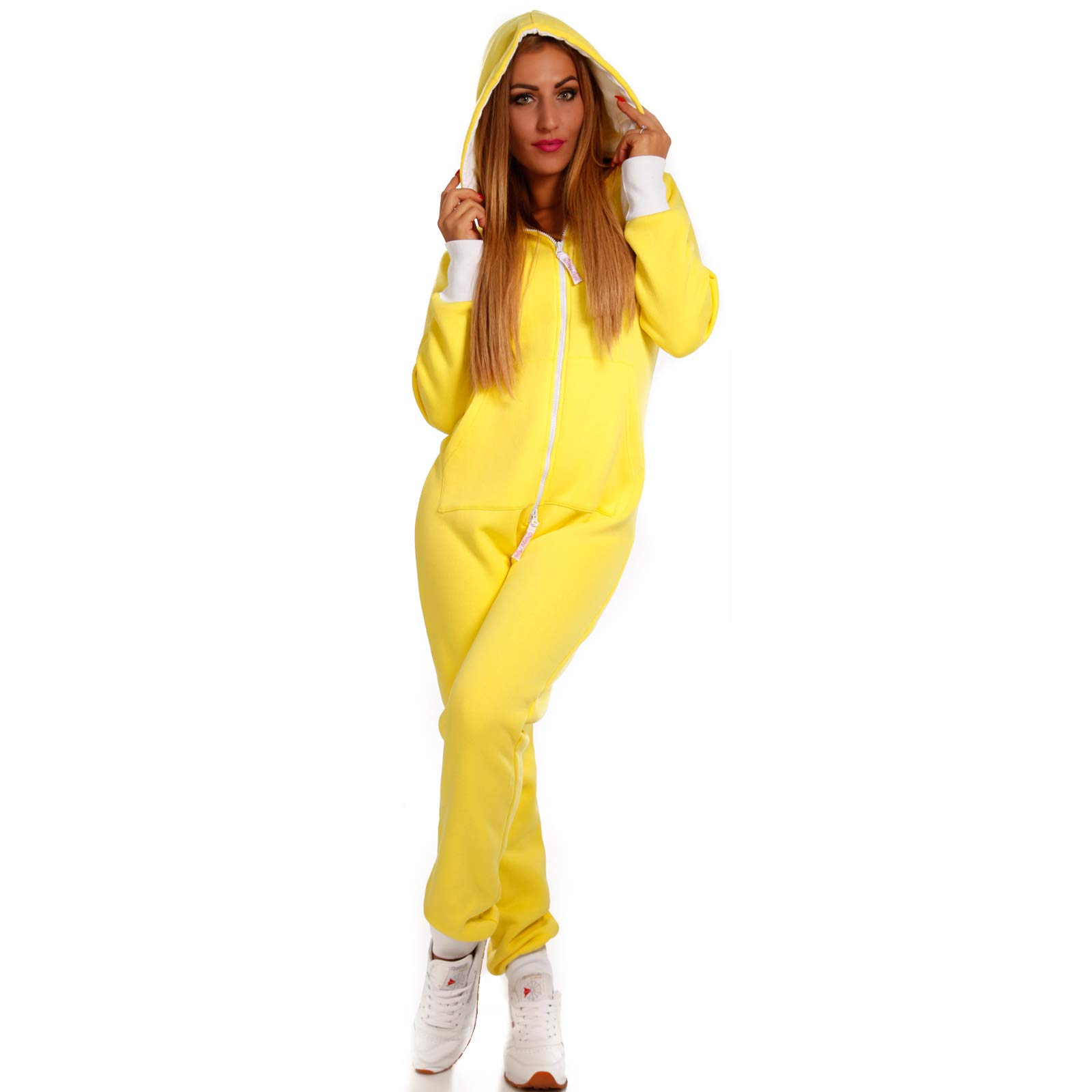 Crazy Age Combinaison basique pour femme - Combinaison intégrale - Une pièce - Combinaison douillette et chaude