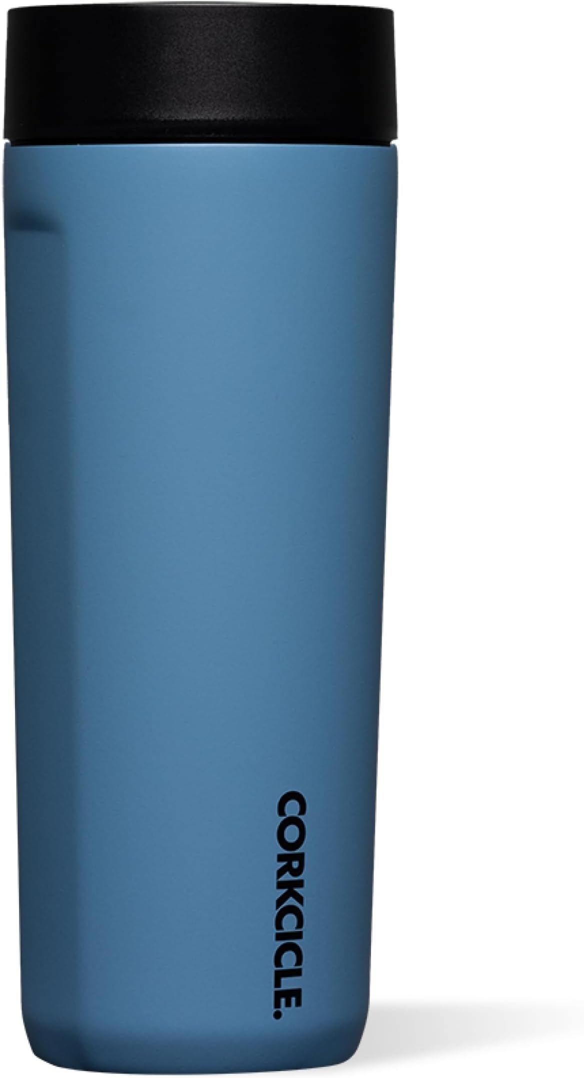 Corkcicle Commuter Cup Insulated Stainless Steel Spill Proof Travel Coffee Mug Keeps Beverages Cold for 9 Hours and Hot for 3 Hours, River, 17 oz