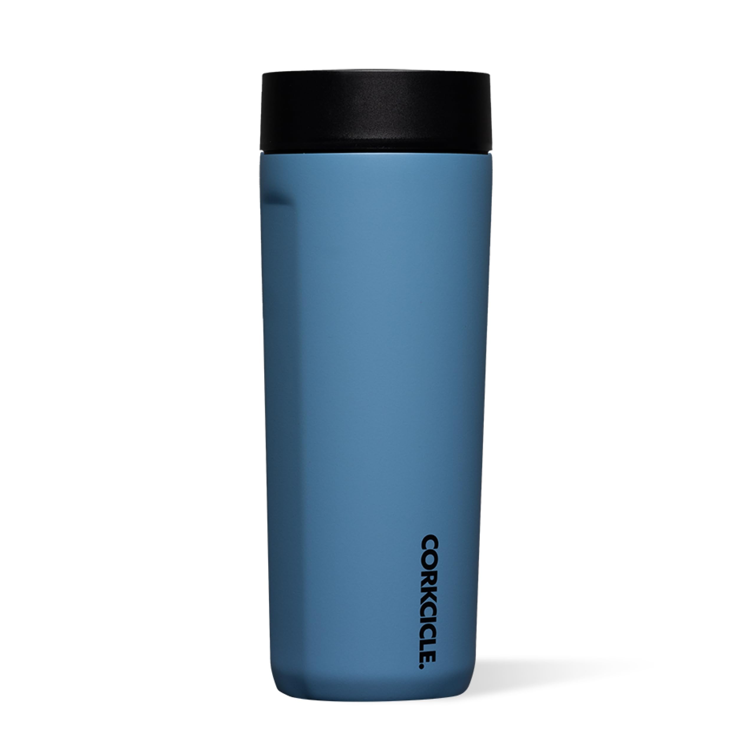 Corkcicle Commuter Cup Insulated Stainless Steel Spill Proof Travel Coffee Mug Keeps Beverages Cold for 9 Hours and Hot for 3 Hours, River, 17 oz