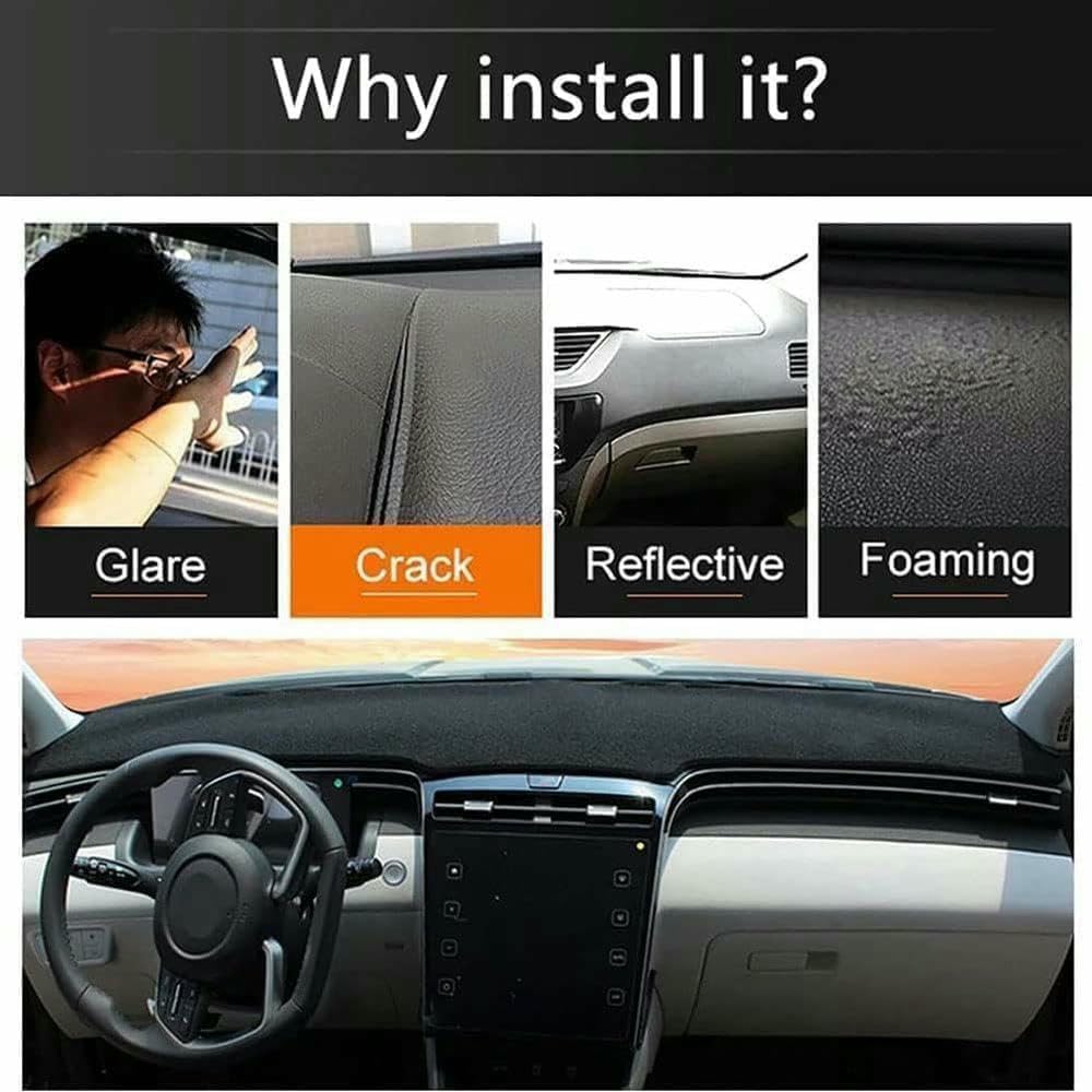 Auto Armaturenbrettabdeckung für Renault Clio Lutecia 4 IV 2013-2019 2020 Interior Styling ZubehöR