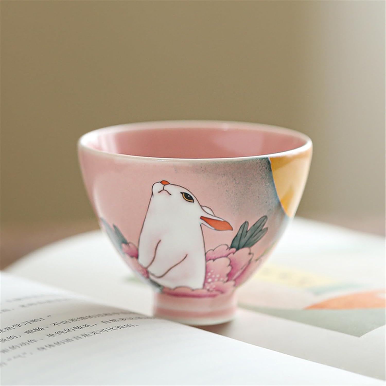 Hand-Painted Host Cup - Gongfu Ceramic Teacup-style1