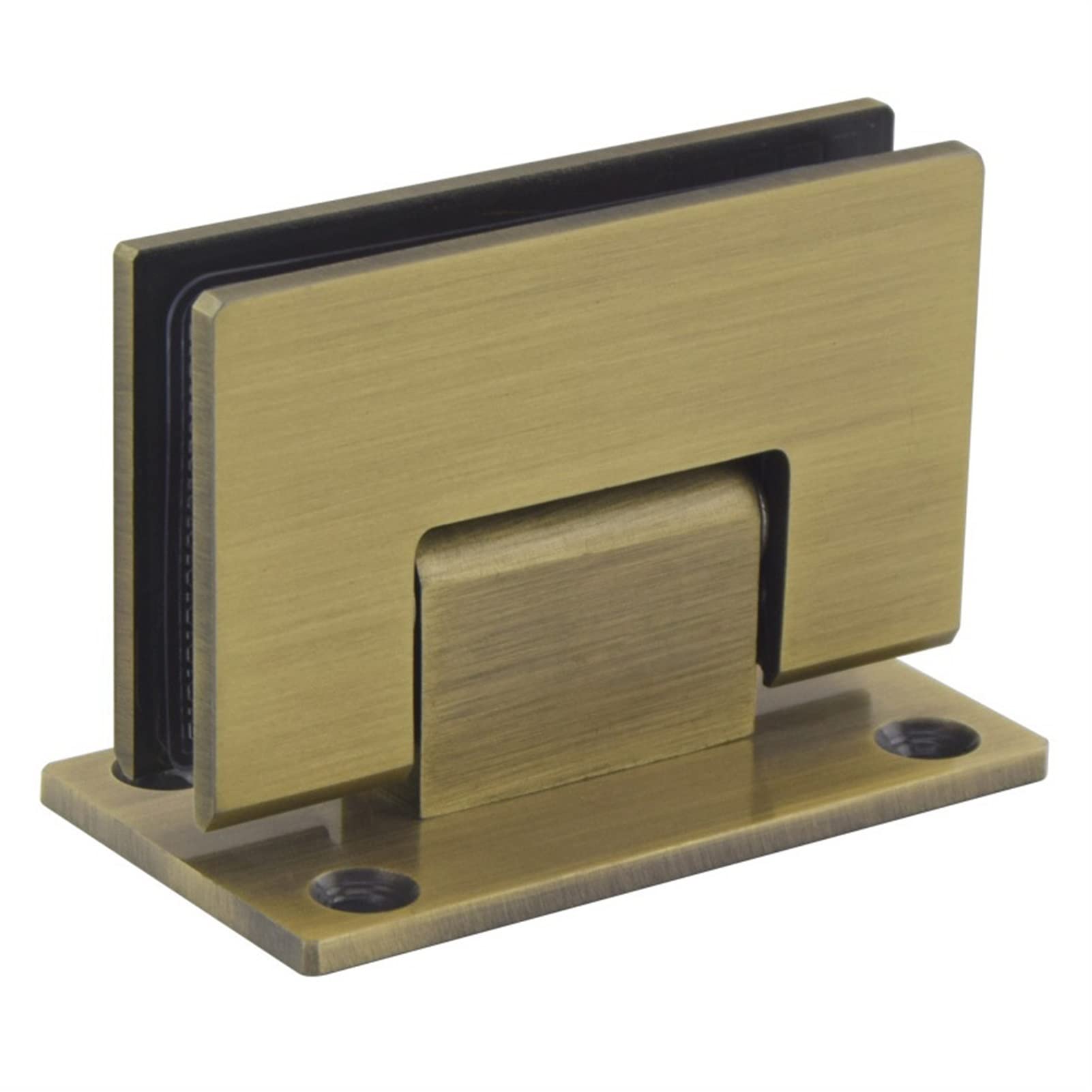 AUNANGLJSCS 90° Glass Door Hinges, Heavy Duty 304 Stainless Steel Bathroom Clip for 6-12mm Frameless