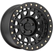 Black Rhino Hard Alloys PRIMM 18X9.5, 8X6.5, 5.25, 0mm MATTE BLACK W/ BRASS BOLTS - 1895PRM008165M22