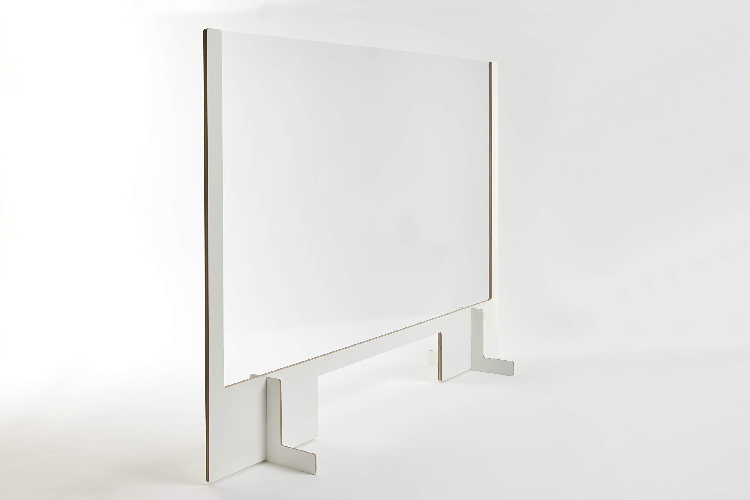 MAMPARA PROTECCION SEMIRIGIDA CON MARCO MEDIDA DE 900 x 650 MM CON APERTURA INFERIOR