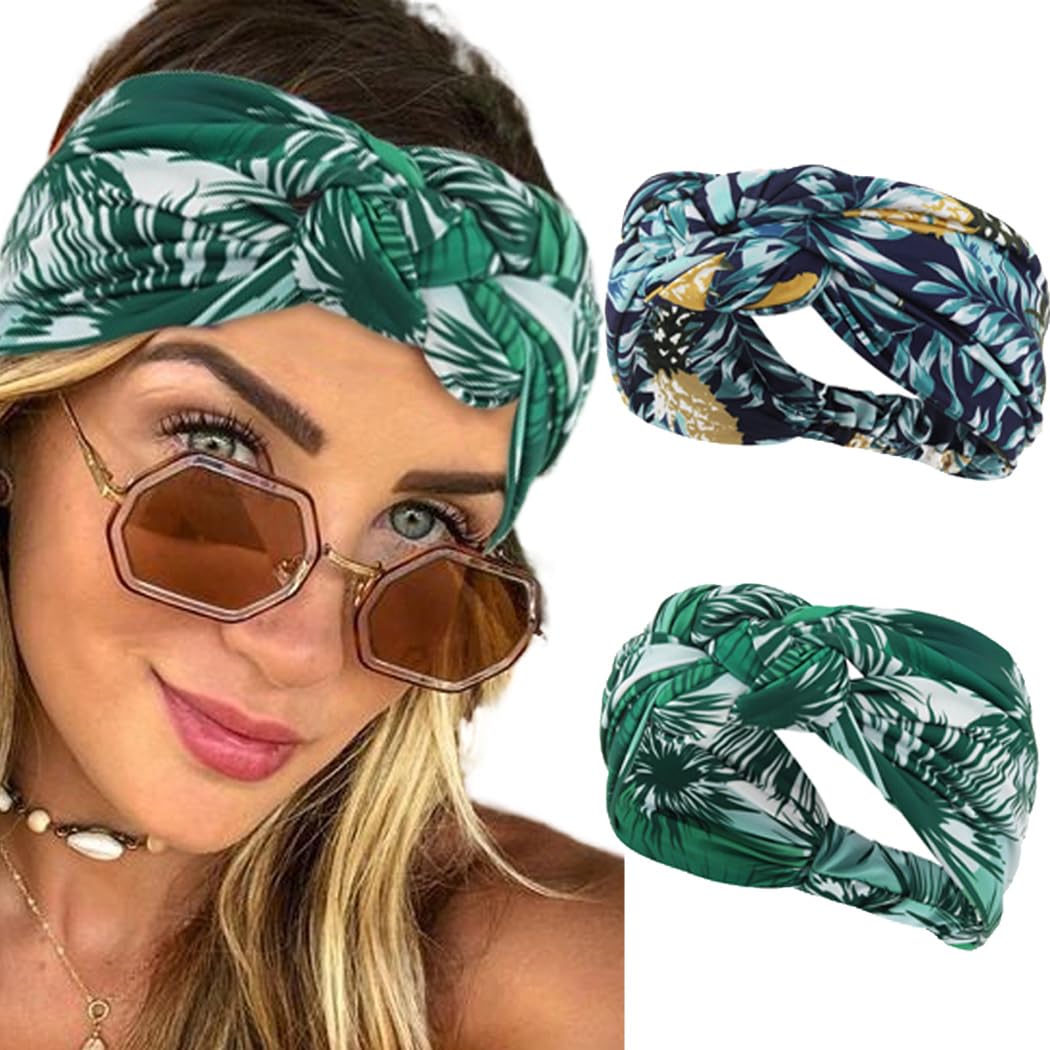 Fascia Elastica Per Capelli Bohémien, Con Nodo Largo, Turbante