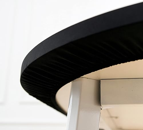 Miniatura 8 de Wolkemer Mantel ovalado ajustable de elastano, elástico, color negro, borde elástico, para comedor, boda, fiesta, picnic, 48 x 68 pulgadas