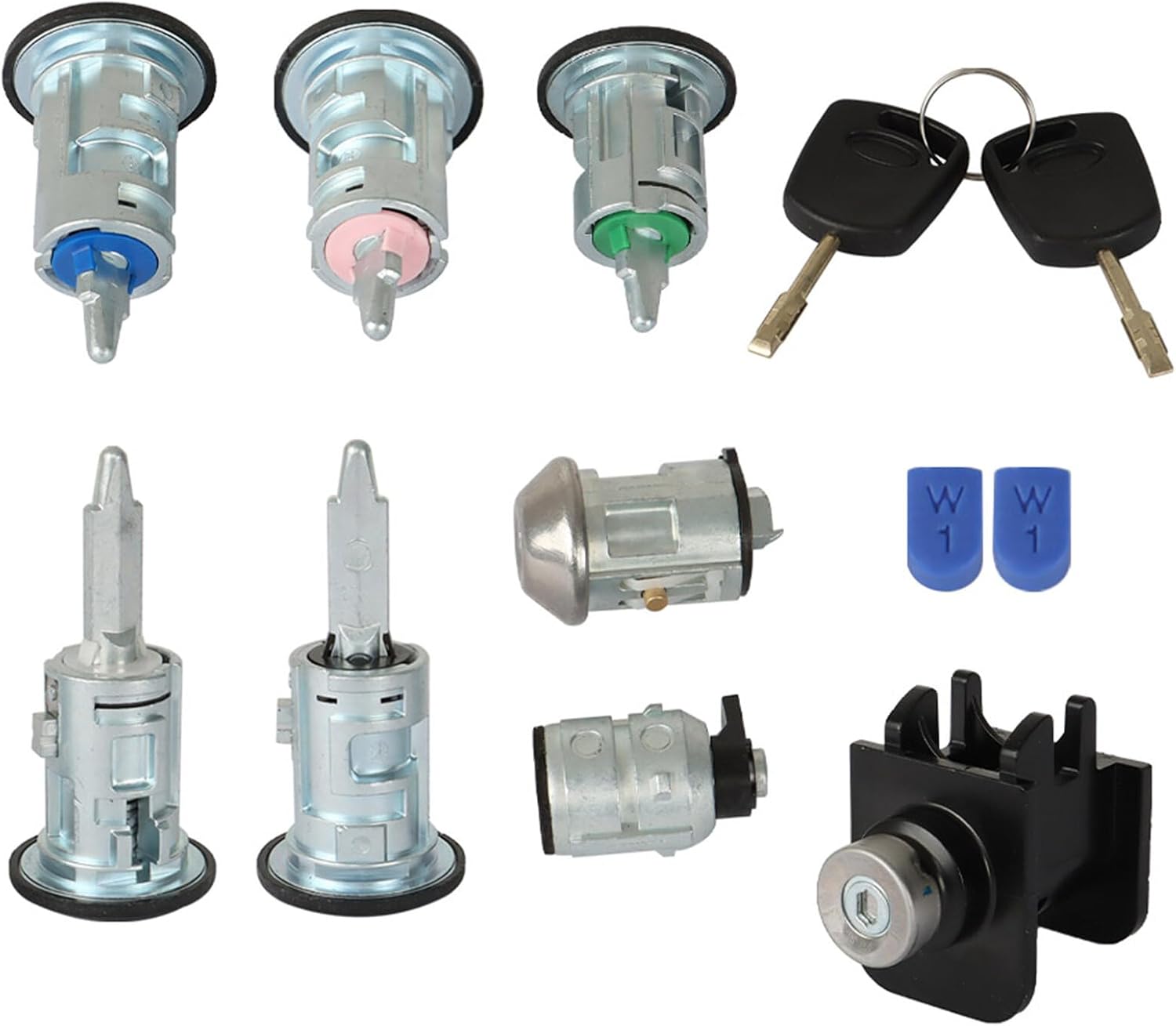 WFLNHB 4425134 Complete Lock Set Bonnet Fuel Door Replacement for Ford Transit Connect 2002-2012
