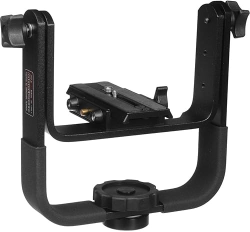 Manfrotto 393 Soporte de monopie de lente largo (#3421), soporta 44.09 lbs (20 kg)