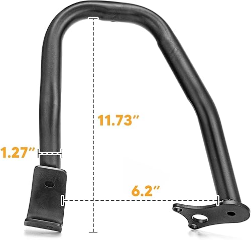 Miniatura 3 de WeiSen Protector de motor negro brillante, barras de choque de carretera compatibles con Indian ScoutScout SixtyScout Bobber 2015-2024 (reemplazo