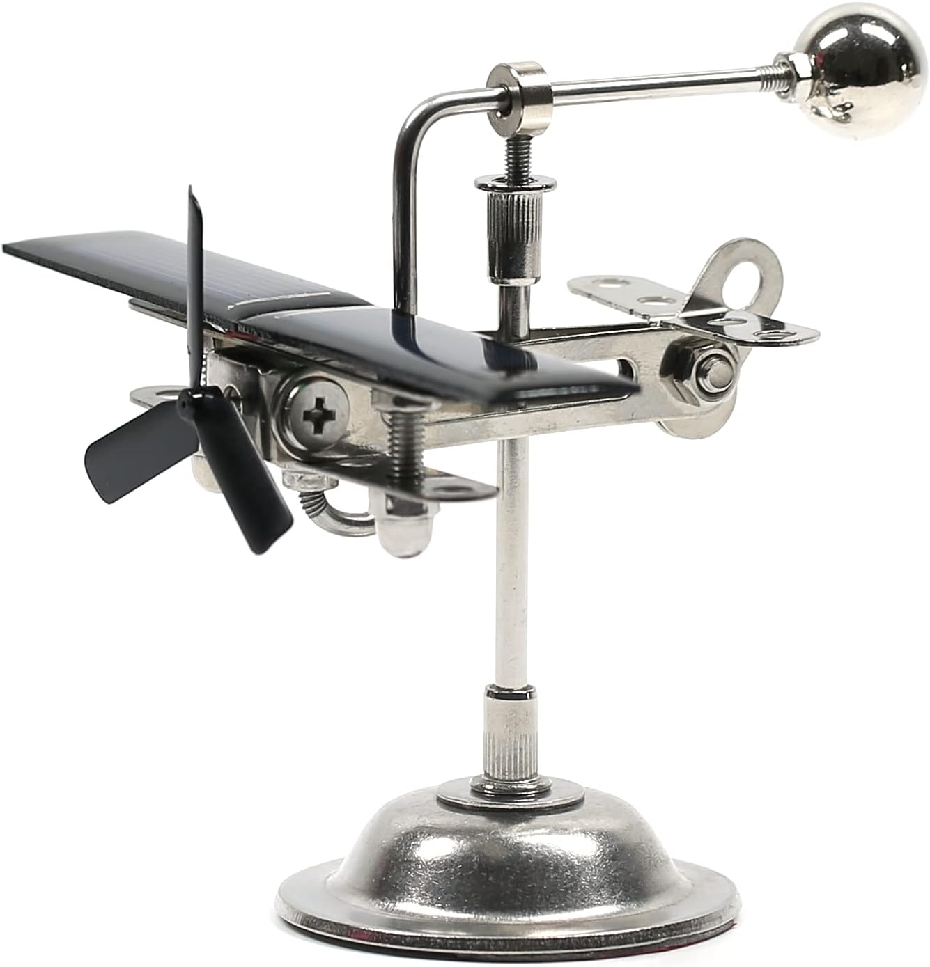 MagicTech Solar Power Windmill Black,3D Printing Making Tourbillon Imitation Movement Model